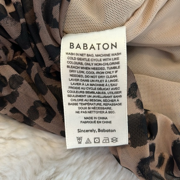 Aritzia Babaton Luxor Dress Animal Print Bodycon - Picture 11 of 12